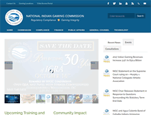 Tablet Screenshot of nigc.gov